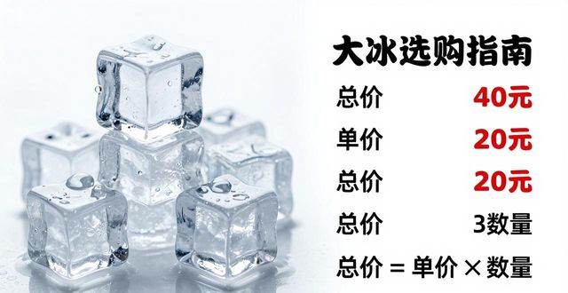 大冰块价格到底怎么算？常熟冰块选购指南