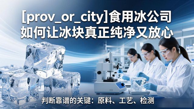 常熟食用冰公司如何让冰块真正纯净又放心